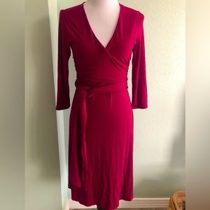 Lauren Ralph Lauren faux wrap dress